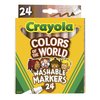 Crayola Colors of the World Markers, Broad Line, 24 Colors Per Set, 48PK 587802